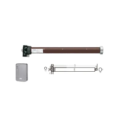 45 mm weerstand rebound buismotor